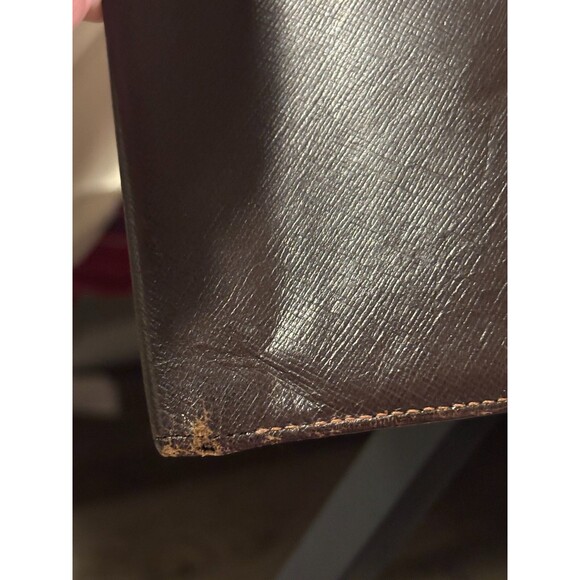 Vintage Dunhill London Brown Leather Passport-Ticket-Money Holder Organizer - Picture 14 of 14